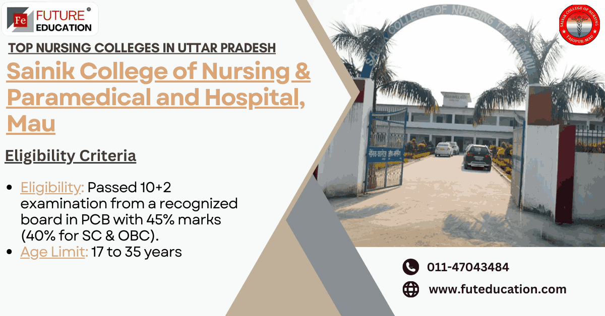 ANM at Sainik School of Nursing, Mau: Courses & Fees 2024